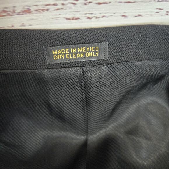 Oscar de la Renta Blazer Mens 40R Black Wool Athletic Fit Sport Coat Classic Lux - Picture 3 of 11